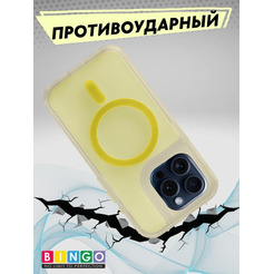 Бампер BINGO Model Magnetic для APPLE iPhone 16 Pro желтый