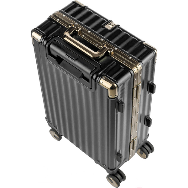 Чемодан DoubleW E087# (S,черный)