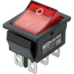 Выключатель клавишный TDM Electric SQ0746-0168
