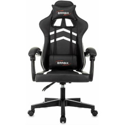 Игровое кресло BRABIX Shooter GM-123 (черный/белый)