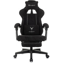 Игровое кресло Knight Lord/F (черный экомех)