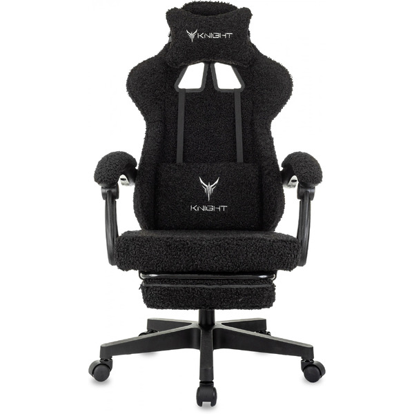 Игровое кресло Knight Lord/F (черный экомех)