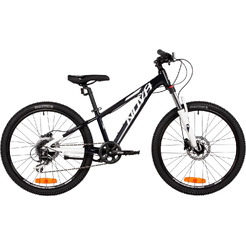 Велосипед Novatrack Extreme HD 24 р.11 2025 172095 24AHD.EXTREMEHD.11BK5 (чёрно-белый)