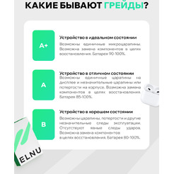 Смартфон Apple iPhone 16 Pro Max 256GB восстановленный ELNU Грейд A+ ELN3296X0949 (белый титан)