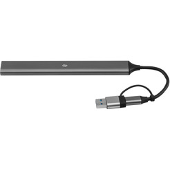 Разветвитель USB-C + USB-A Digma DHUB-7USB-AC-3.0