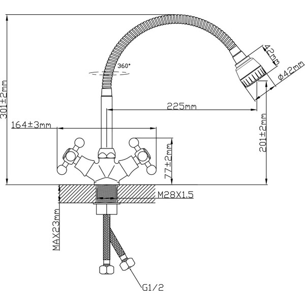 Смеситель AV Engineering AVROL4-D55