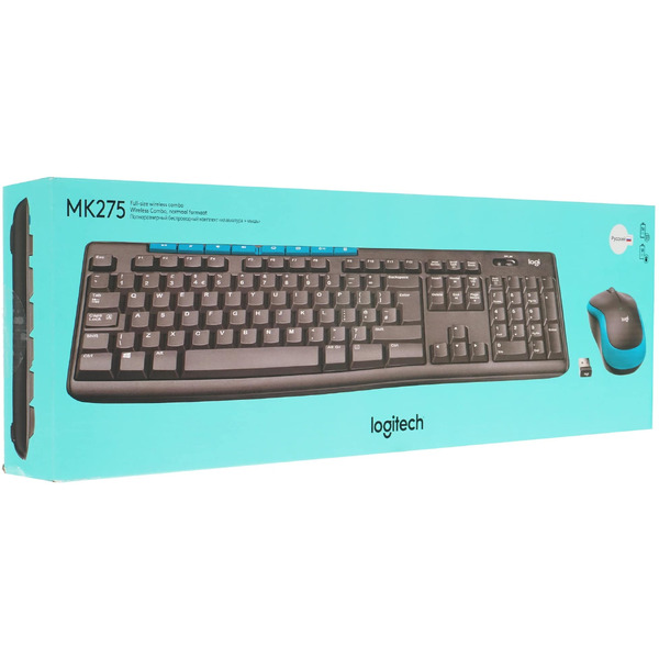 Клавиатура + мышь Logitech Wireless Combo MK275 (920-008535)
