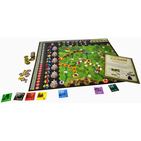 Настольная игра Hobby World Steam. Железнодорожный магнат