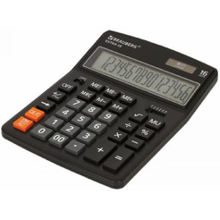 Калькулятор Brauberg Extra-16-bk (250475)