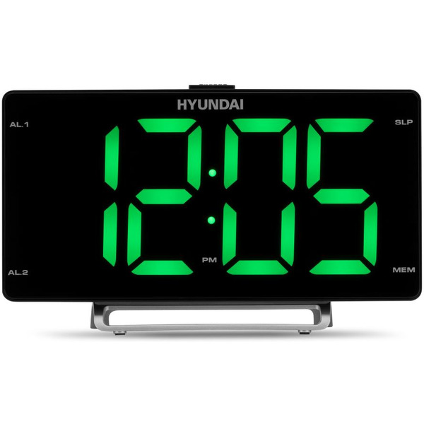 Радиочасы Hyundai H-RCL246 (зеленая подсветка)