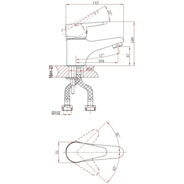 Смеситель A-Five A5-0121