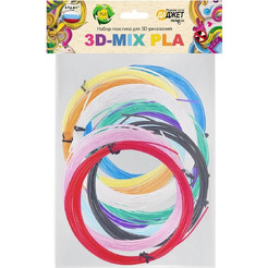 Набор пластика для 3D-рисования Даджет 3D Mix PLA 10 1.75 мм (KIT RU0121PLA)