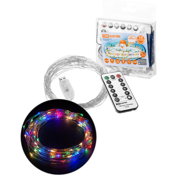 Гирлянда TDM Electric Роса 100-Д SQ0361-0090