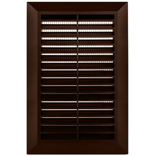 Решетка с сеткой от насекомых Awenta Classic T26BR 17x24 (коричневый)