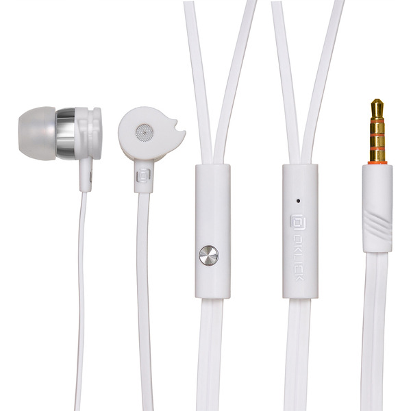 Наушники Oklick D1W (HS-S-210) белый