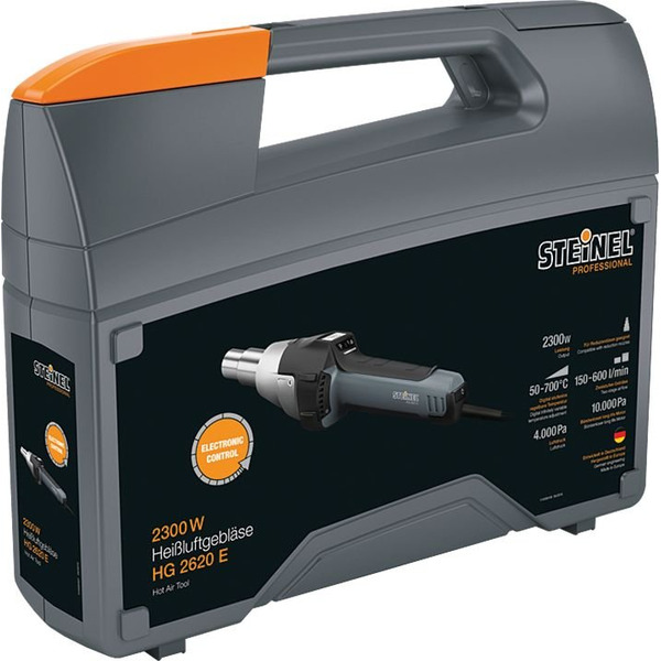 Промышленный фен Steinel HG 2620 E + набор для пайки кровли и брезента (008291)