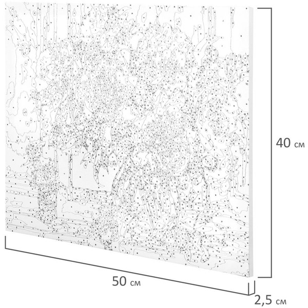 Картина по номерам ОСТРОВ СОКРОВИЩ «Пионы» 662898