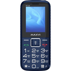 Кнопочный телефон Maxvi RT-04 (синий)