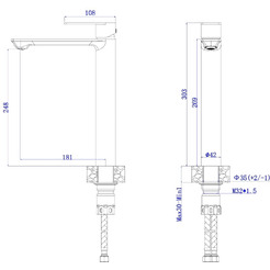 Смеситель AV Engineering AVLES0-BW1