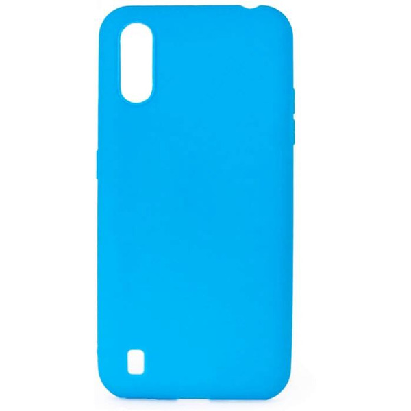 Накладка CASE Matte Samsung Galaxy M01 (голубой)