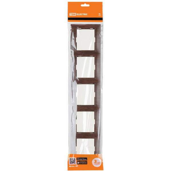 Рамка TDM Electric Таймыр ЭКО SQ1814-0332 (бук)