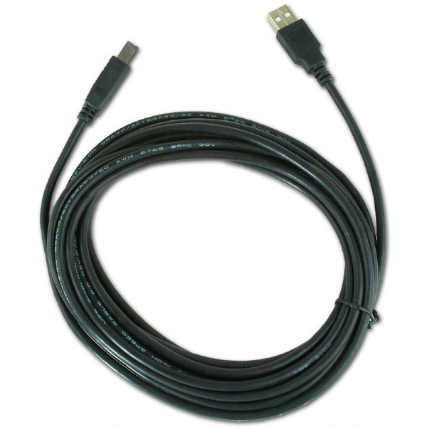 Кабель для принтера CABLEXPERT CCP-USB2-AMBM-15, 4.5 м, черный