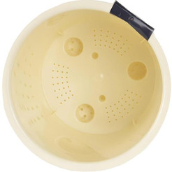 Горшок для цветов с дренажной вставкой Полимербыт Genius 6,6л 4376607