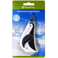 Корректирующая лента-роллер Schoolformat Пингвин КРЛ-ПН