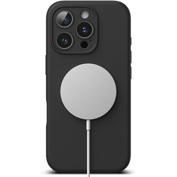 Чехол RINGKE SILICONE MAGNETIC MAGSAFE для IPHONE 16 PRO MAX BLACK