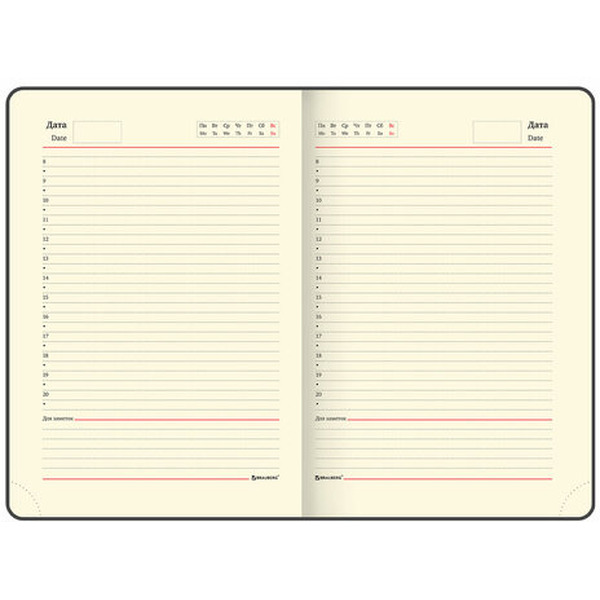 Ежедневник недатированный BRAUBERG Metropolis Ultra 113287