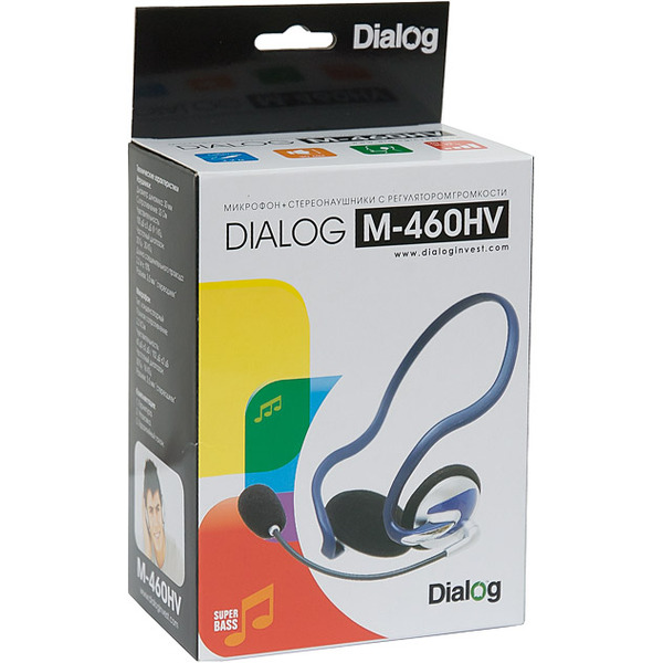 Наушники с микрофоном Dialog M-460HV