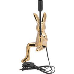 Светильник декоративный настольный REXANT 603-1029 МОБИ Заяц Е14, 40Вт, золотой