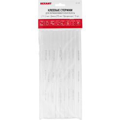 Клеевые стержни Rexant 09-1270 (10 шт, прозрачный)
