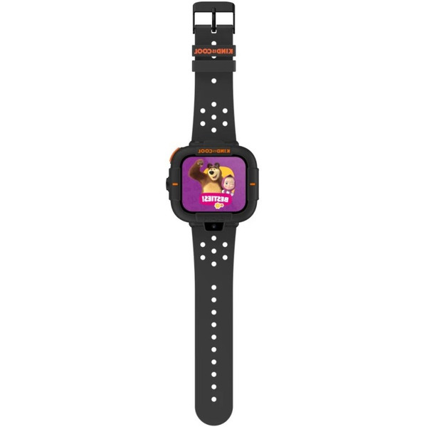 Часы-телефон ELARI KIDPHONE Маша и Медведь KP-MB-BLK