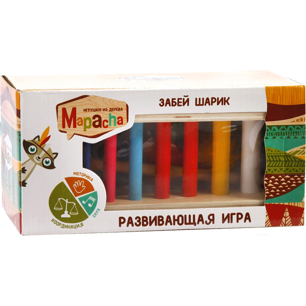 Развивающая игрушка Mapacha Стучалка Забей шарик 76614