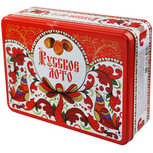 Настольная игра Десятое королевство Лото Русское Узоры (жестяная коробка) 1917