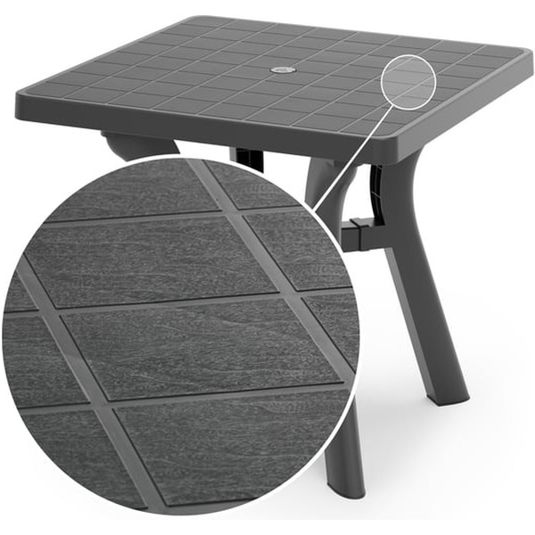 Садовый стол Альтернатива Атлант М8860 (графит)