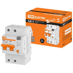Дифференциальный автомат TDM АД12 2P C32 30мА 4.5кА тип АС SQ0204-0114