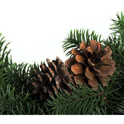 Еловый венок Neon-Night 307-144 (с шишками)