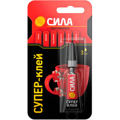 Супер-клей СИЛА СВЕРХПРОЧНЫЙ 3 гр. BL-1 (SBL1-3)
