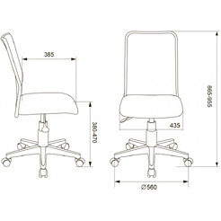 Кресло детское Бюрократ KD-9 (салатовый TW-03А/TW-18)