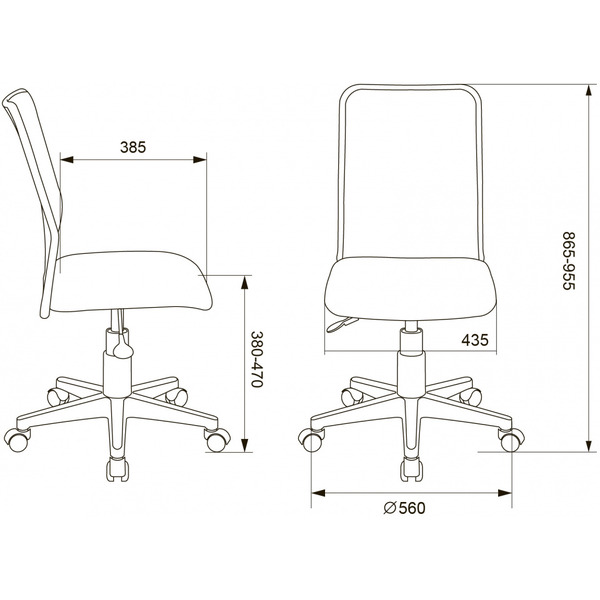 Кресло детское Бюрократ KD-9 (салатовый TW-03А/TW-18)
