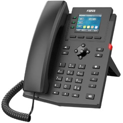 Телефон IP Fanvil X303-2 Wire черный