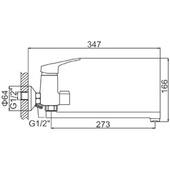 Смеситель Ledeme H13 L2213
