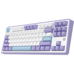 Клавиатура AJAZZ AK870 Gift Switch (фиолетовый/белый/синий)