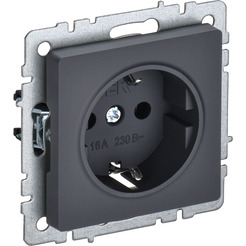 Розетка IEK Brite РС14-1-0-БрГ