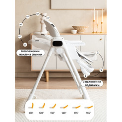Стульчик для кормления 4в1 VipBaby POLLY MILK