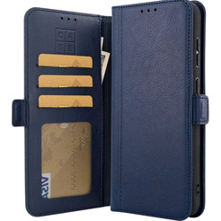 Чехол-книжка Case Book для Samsung Galaxy A15 с магнитной застежкой (темно-синий)