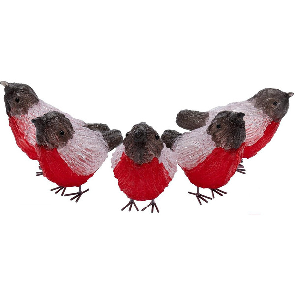 Акриловая светодиодная фигура NEON-NIGHT Семья снегирей 513-346