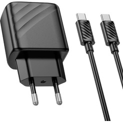 Сетевое зарядное Hoco CS23A USB Type-C (черный)